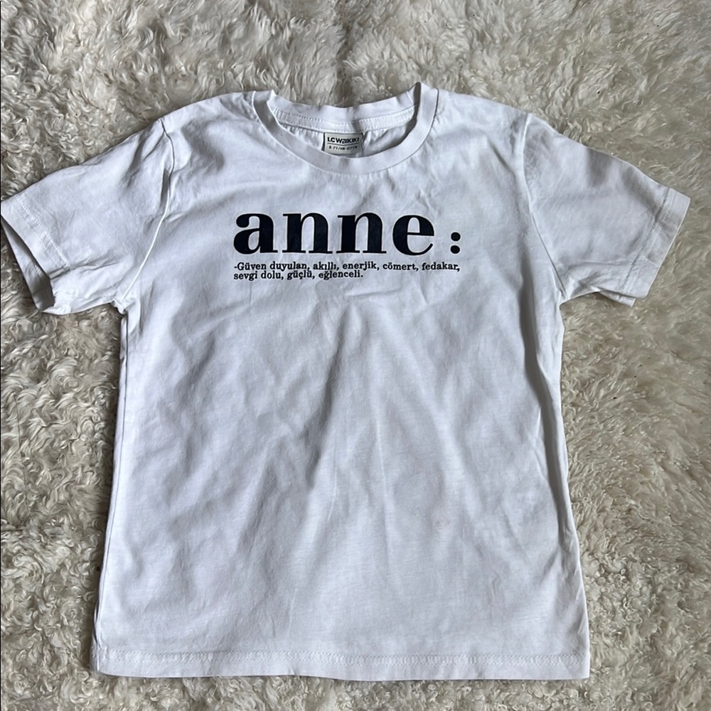 White Kids Cotton T-Shirt 6-7 Yrs #unisex